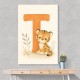 T For Tiger Nursery Wall Art