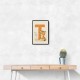 T For Tiger Nursery Wall Art