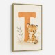 T For Tiger Nursery Wall Art