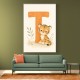 T For Tiger Nursery Wall Art