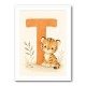 T For Tiger Nursery Wall Art
