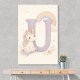 U For Unicorn Kids Nursery Wall Art