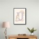 U For Unicorn Kids Nursery Wall Art
