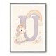U For Unicorn Kids Nursery Wall Art