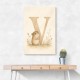V For Vole Childrens Art Print
