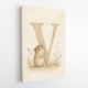V For Vole Childrens Art Print