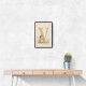 V For Vole Childrens Art Print