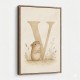 V For Vole Childrens Art Print
