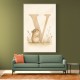 V For Vole Childrens Art Print