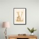 V For Vole Childrens Art Print