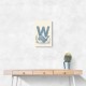 W For Whale Nursery Art Print
