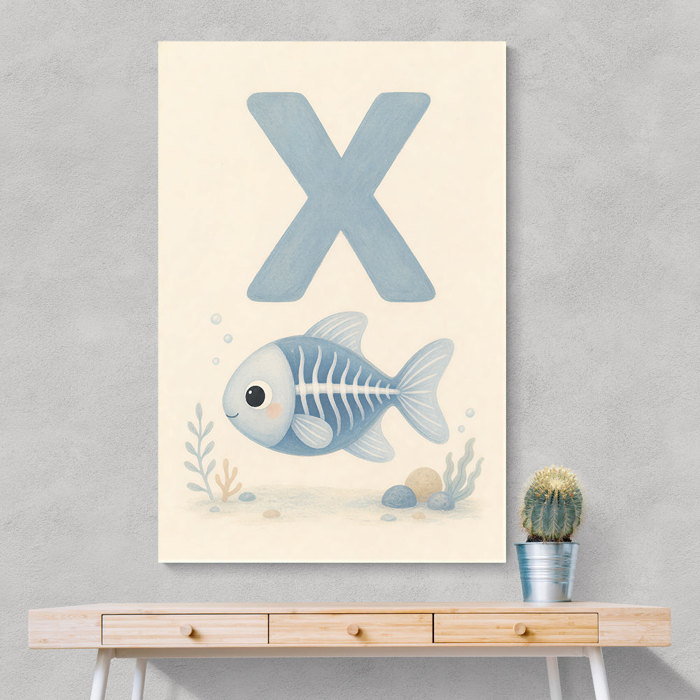X For X Ray Fish Wall Art