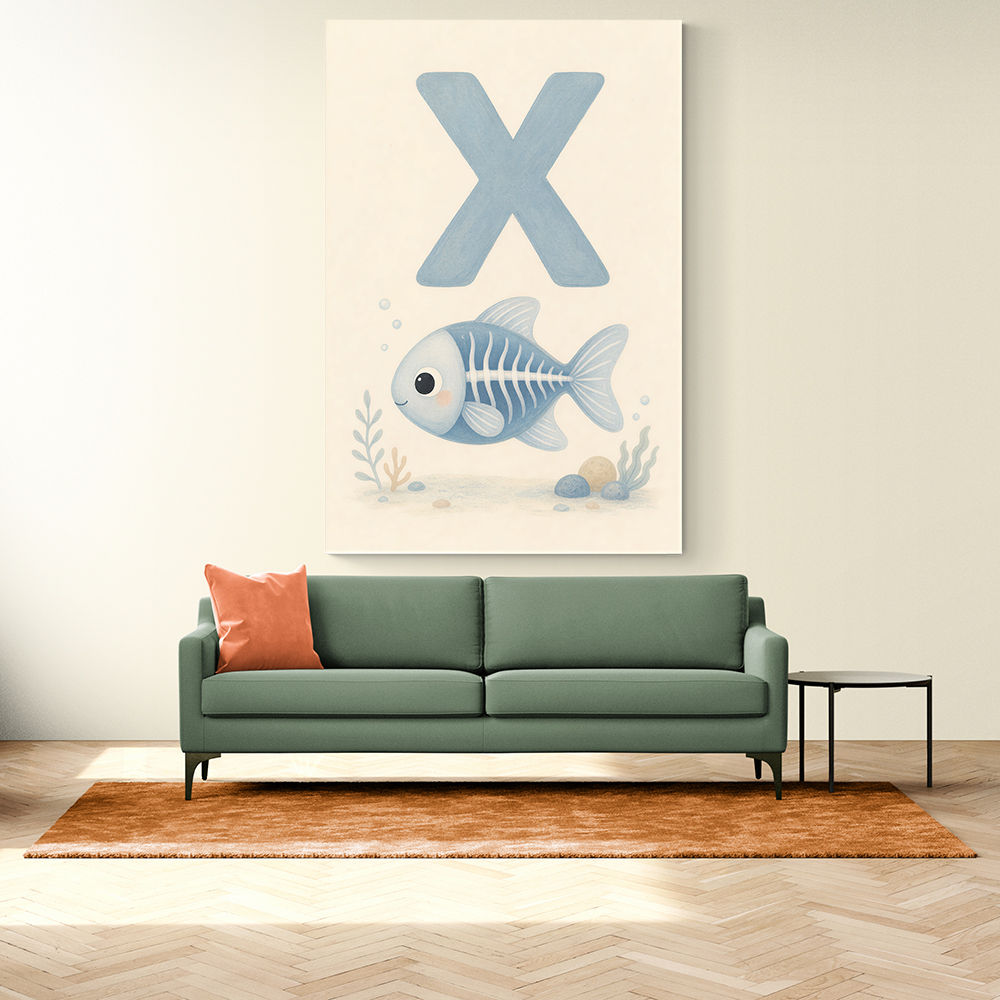 X For X Ray Fish Wall Art