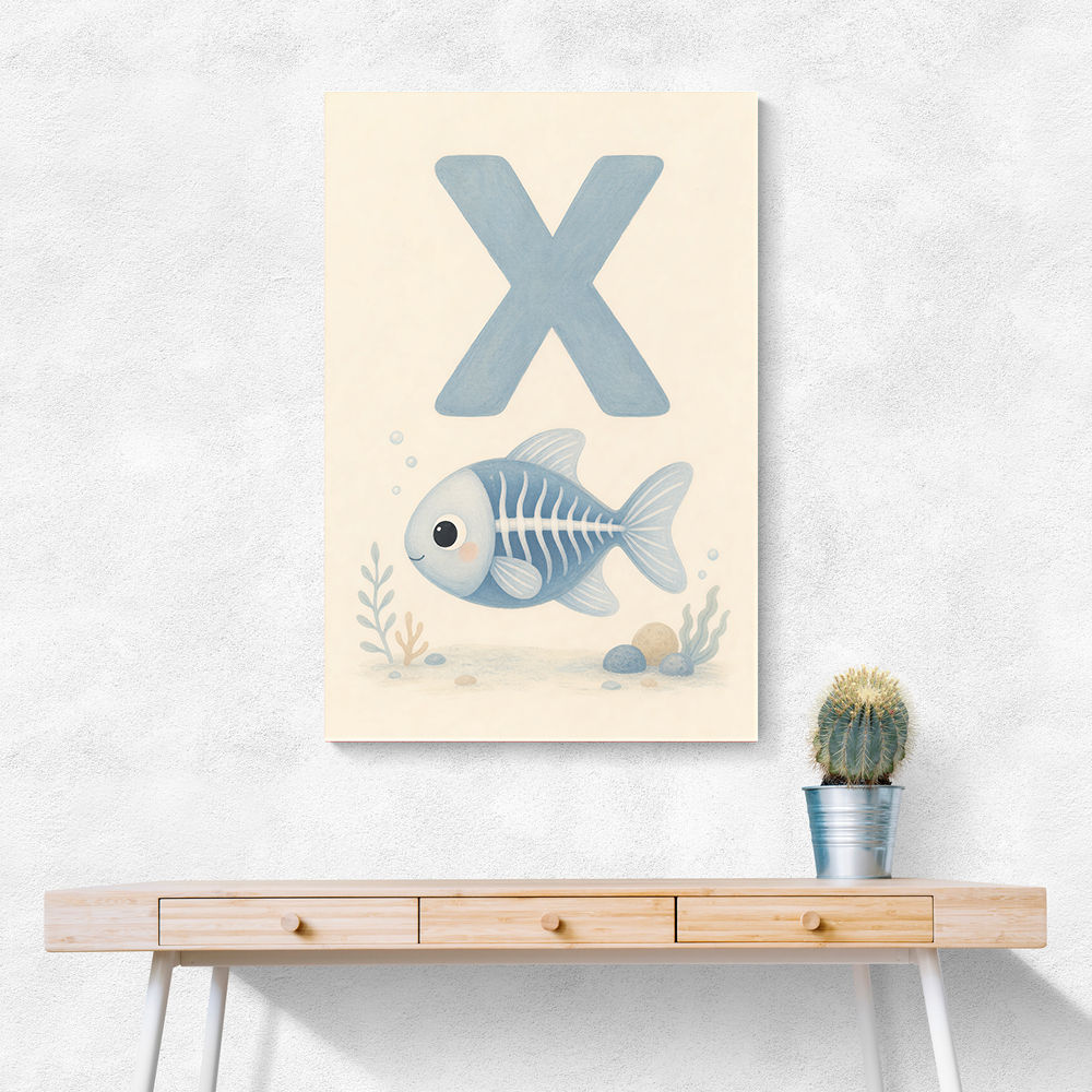 X For X Ray Fish Wall Art