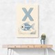 X For X Ray Fish Wall Art