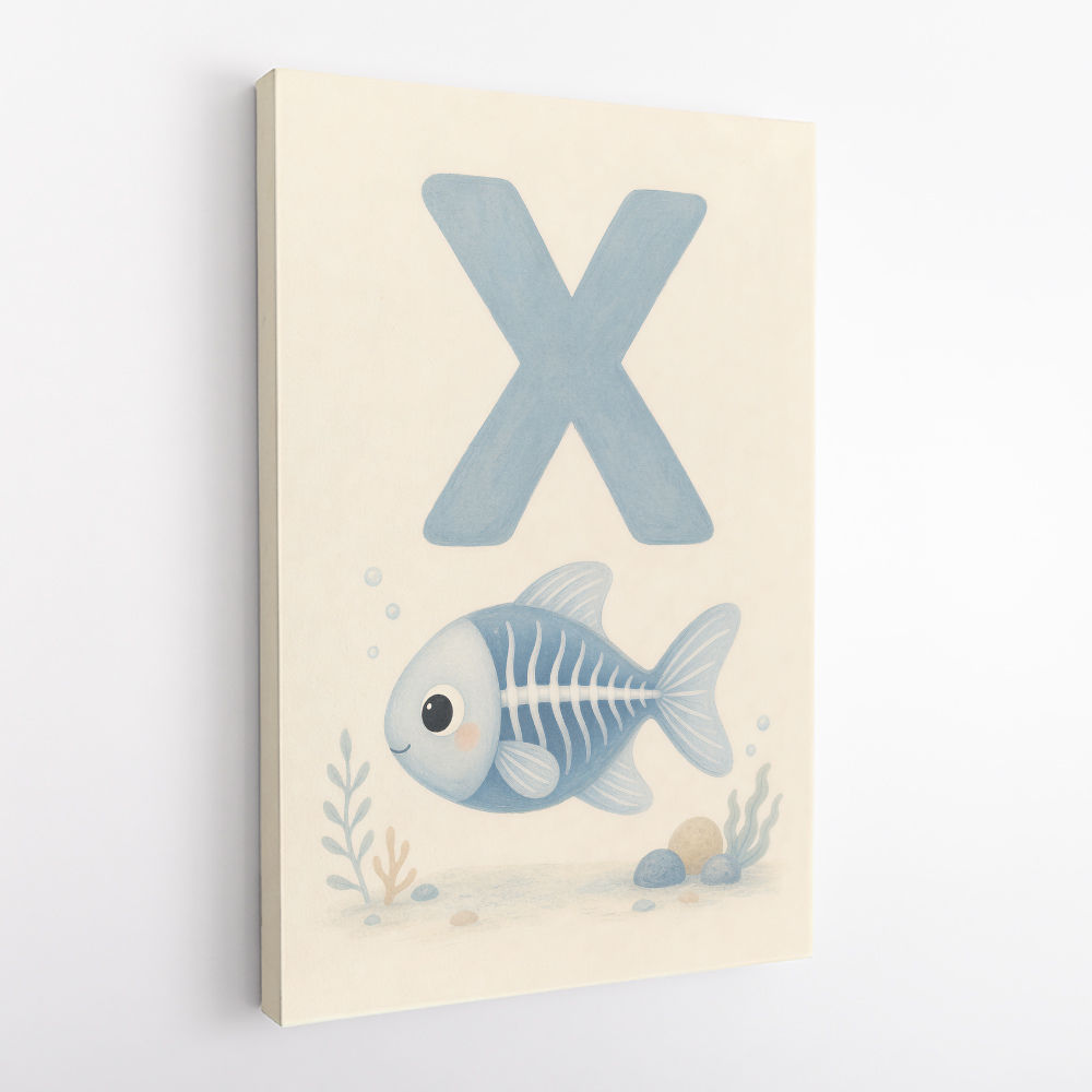 X For X Ray Fish Wall Art