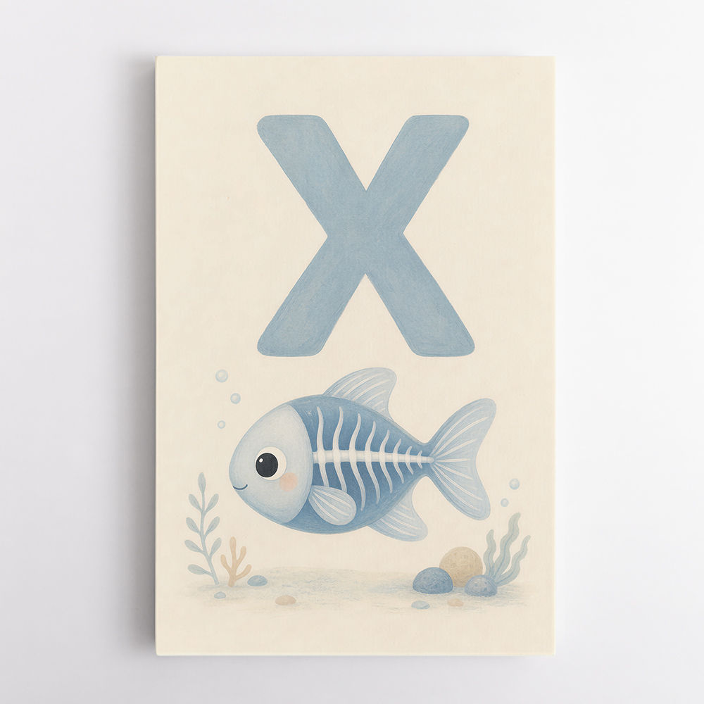 X For X Ray Fish Wall Art