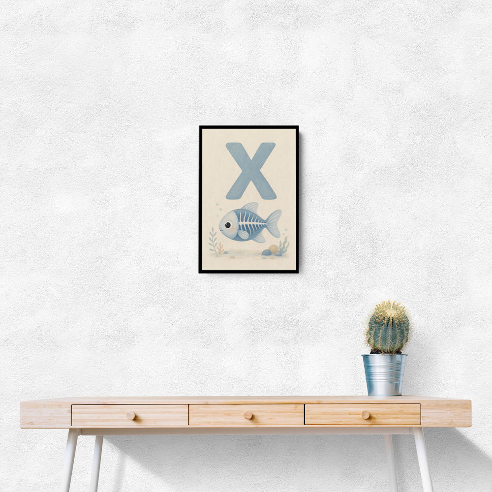 X For X Ray Fish Wall Art