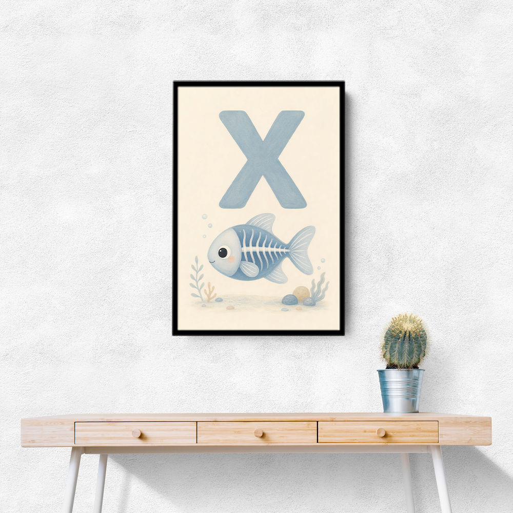 X For X Ray Fish Wall Art