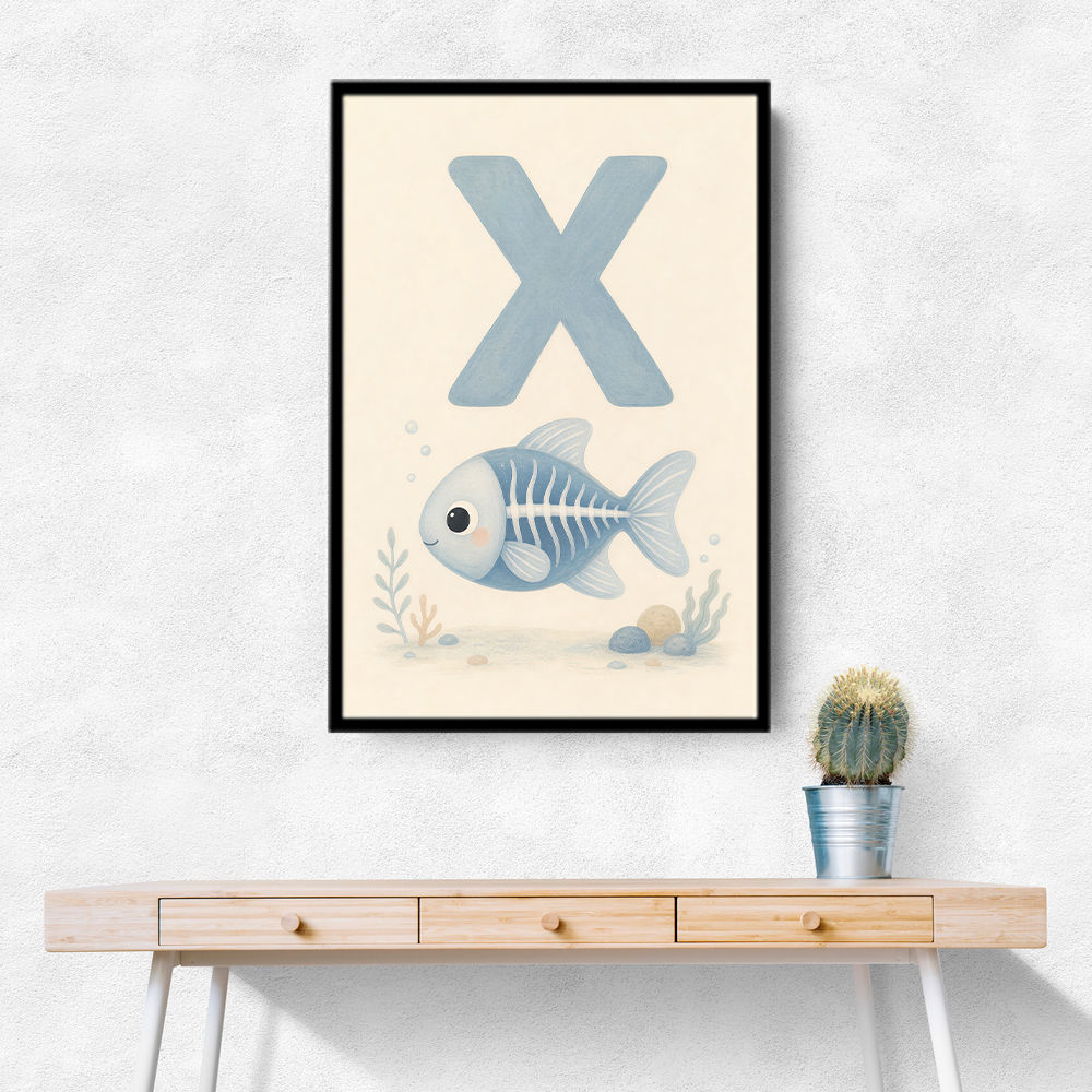 X For X Ray Fish Wall Art