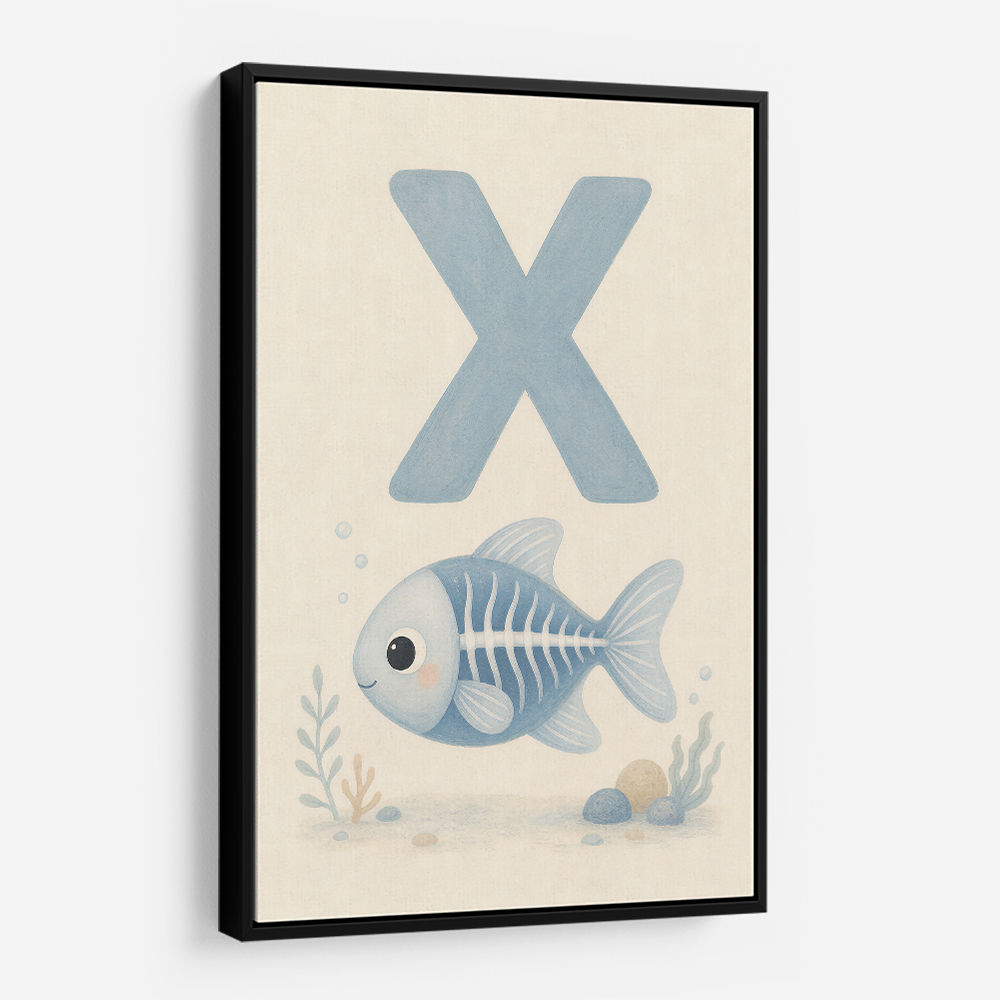 X For X Ray Fish Wall Art