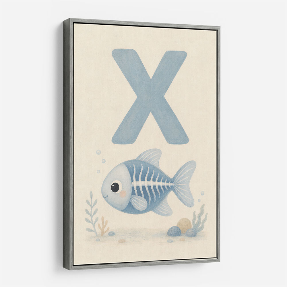 X For X Ray Fish Wall Art