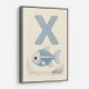 X For X Ray Fish Wall Art