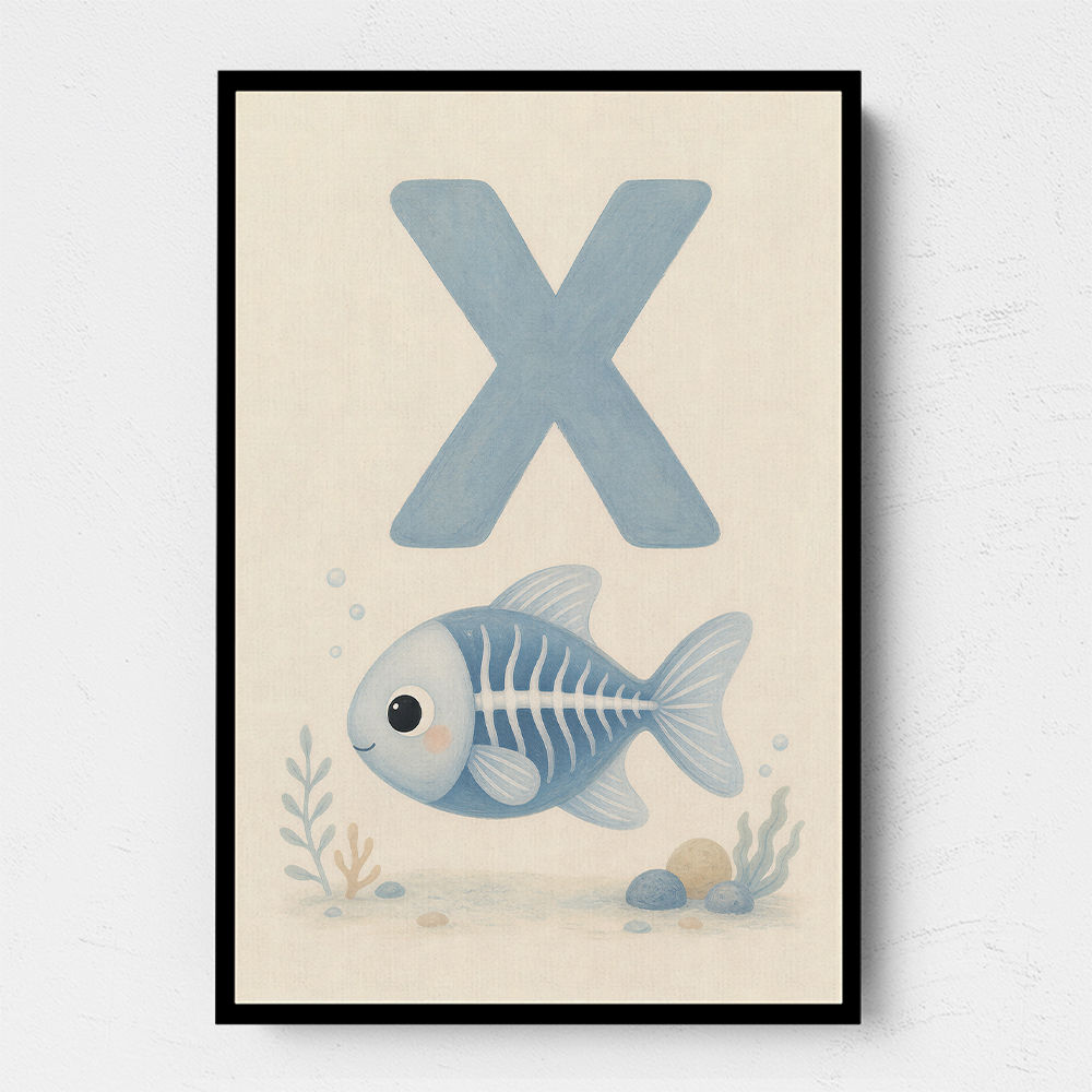 X For X Ray Fish Wall Art
