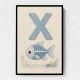 X For X Ray Fish Wall Art