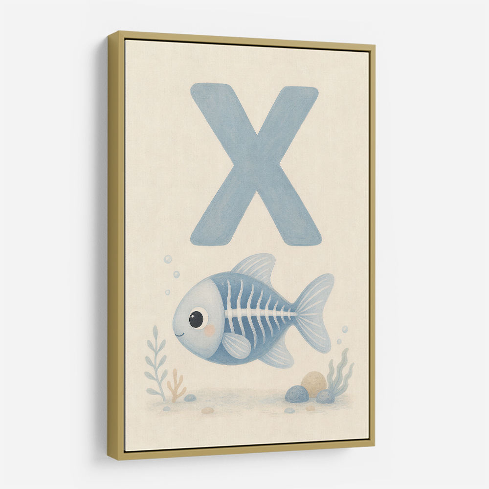 X For X Ray Fish Wall Art