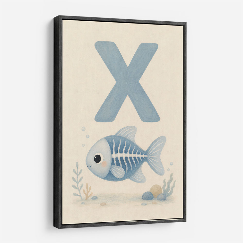 X For X Ray Fish Wall Art