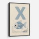 X For X Ray Fish Wall Art