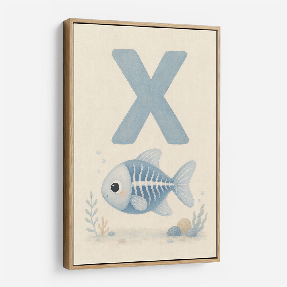 X For X Ray Fish Wall Art