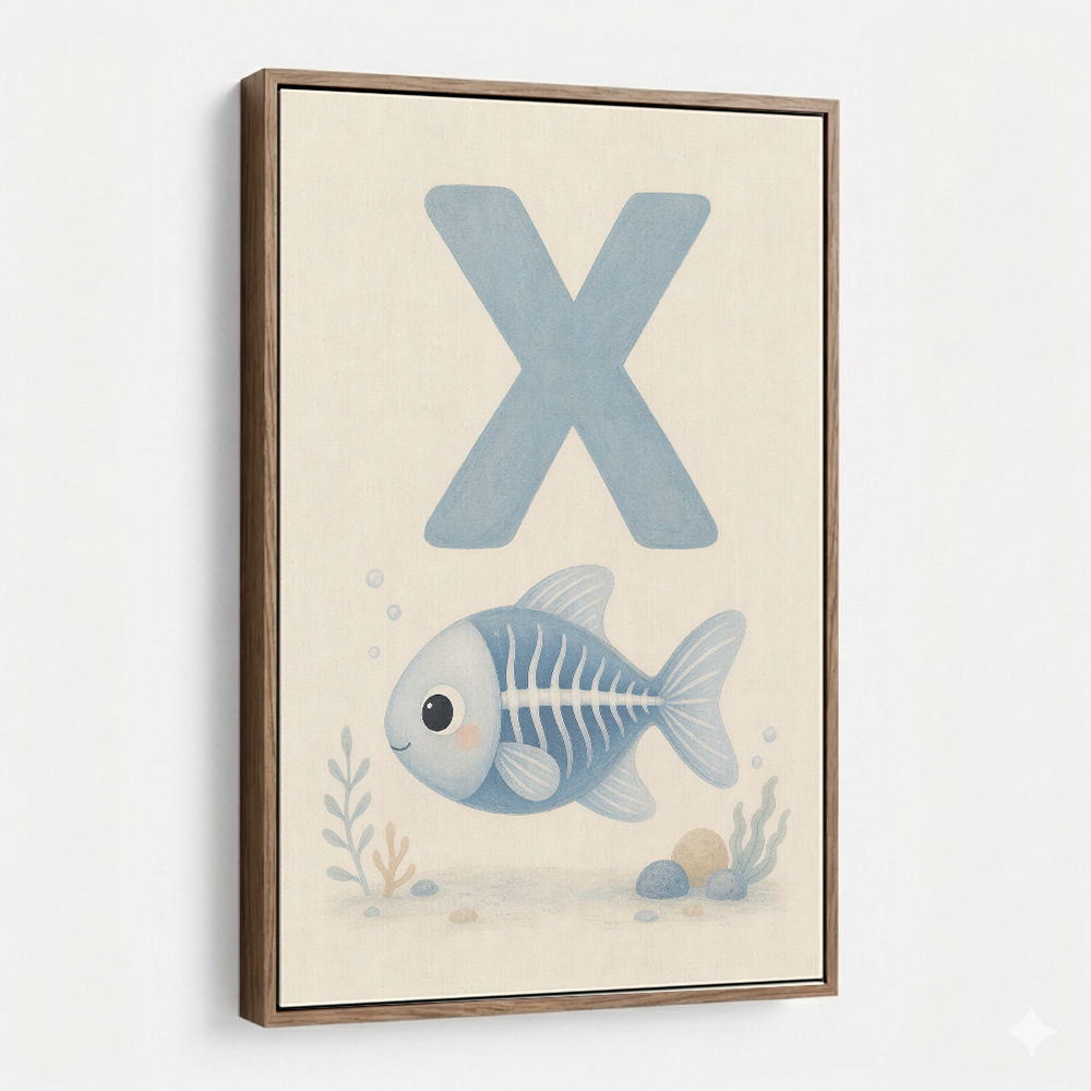 X For X Ray Fish Wall Art