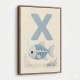 X For X Ray Fish Wall Art