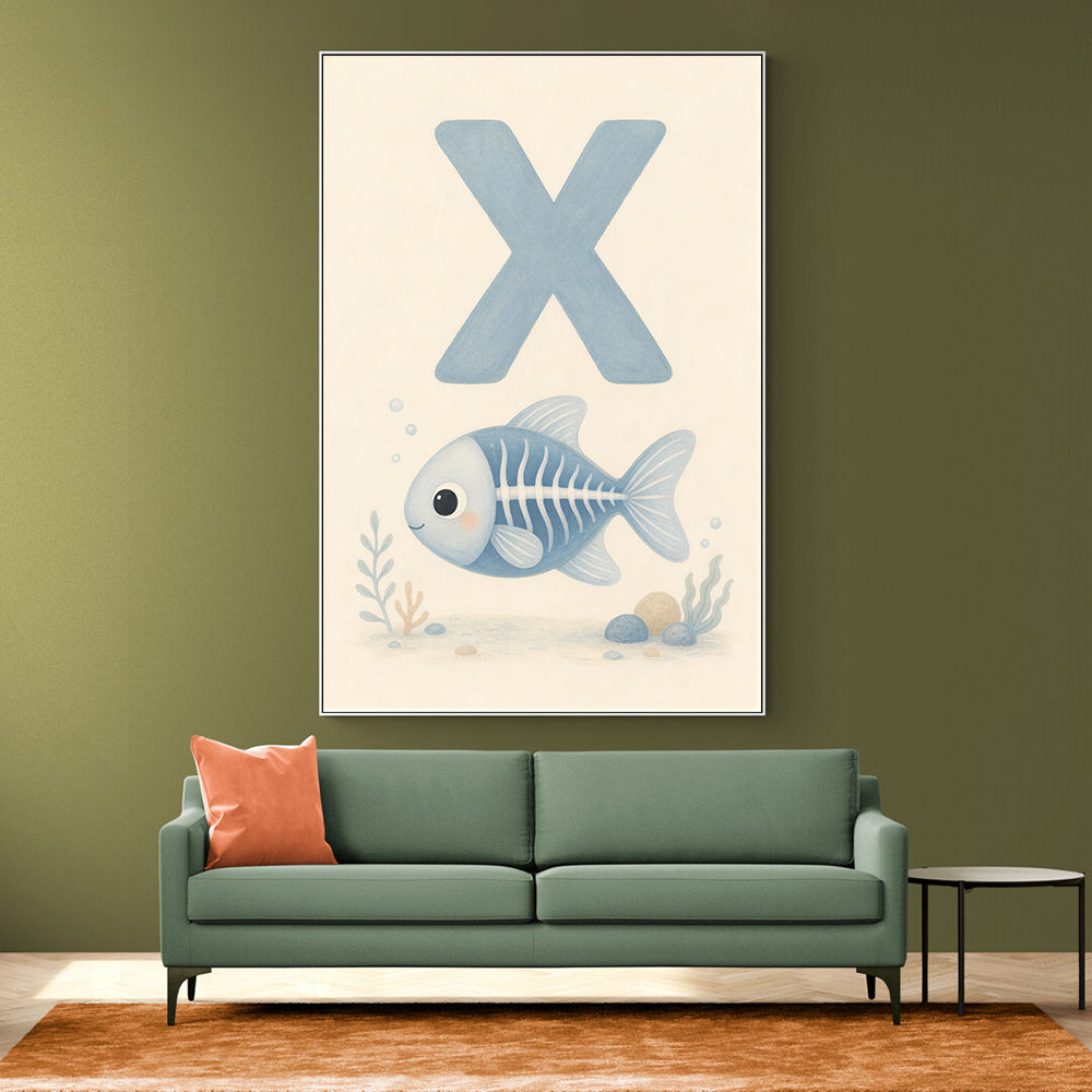 X For X Ray Fish Wall Art