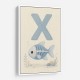 X For X Ray Fish Wall Art