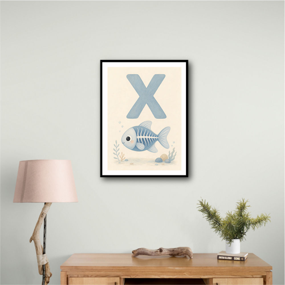 X For X Ray Fish Wall Art