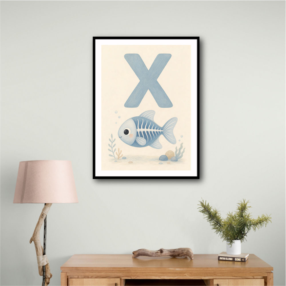 X For X Ray Fish Wall Art
