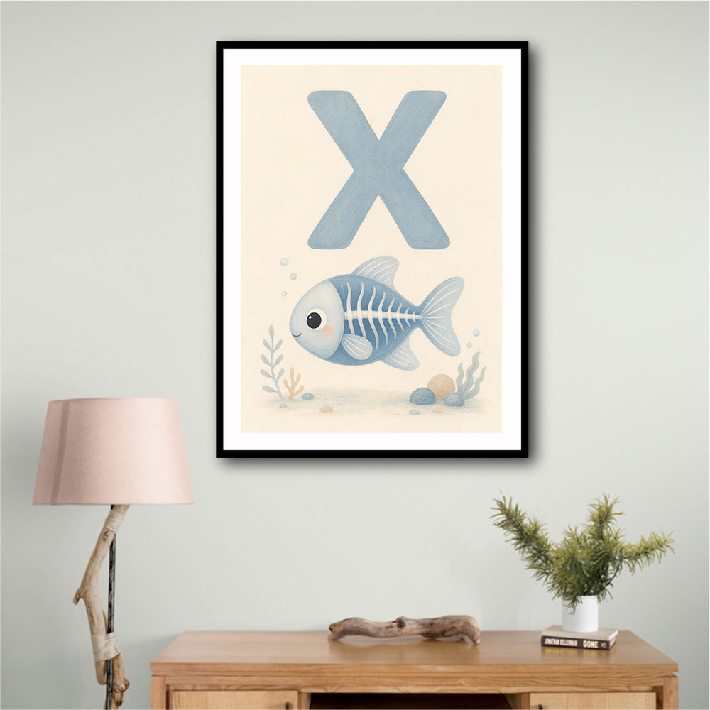 X For X Ray Fish Wall Art