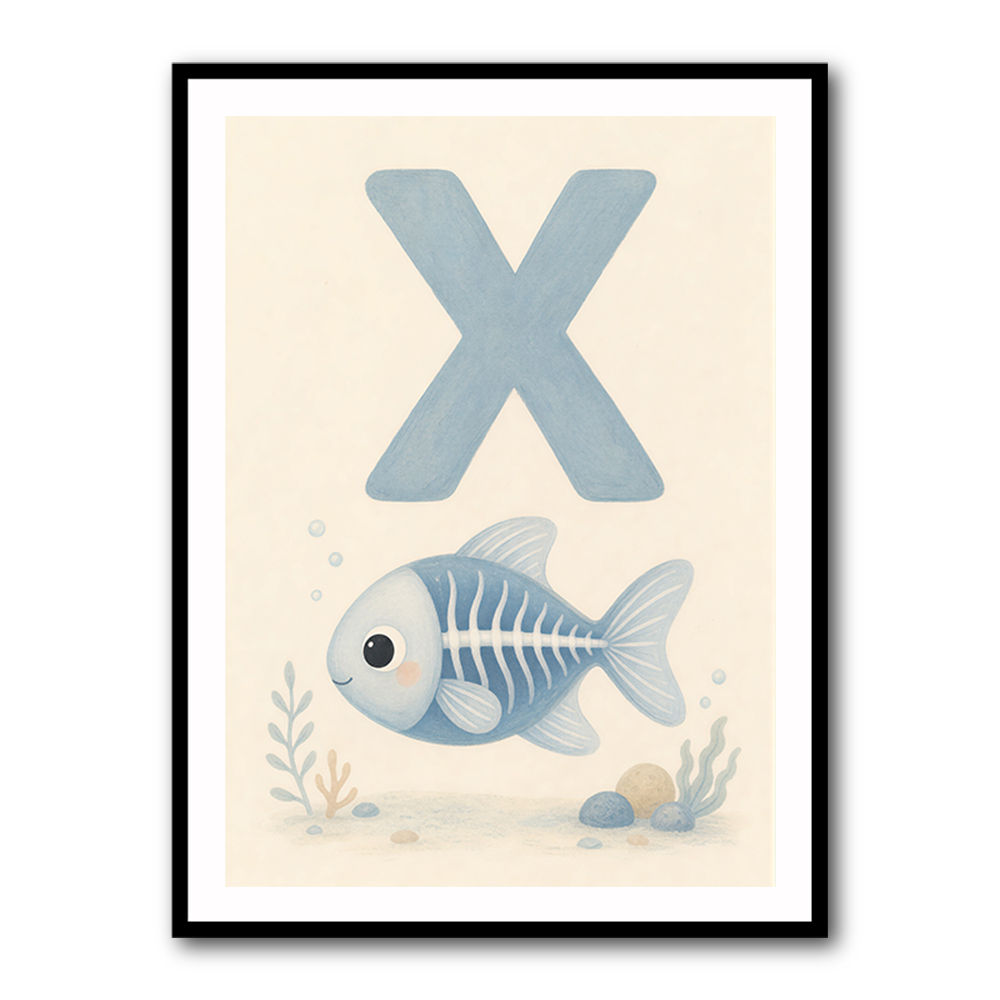 X For X Ray Fish Wall Art