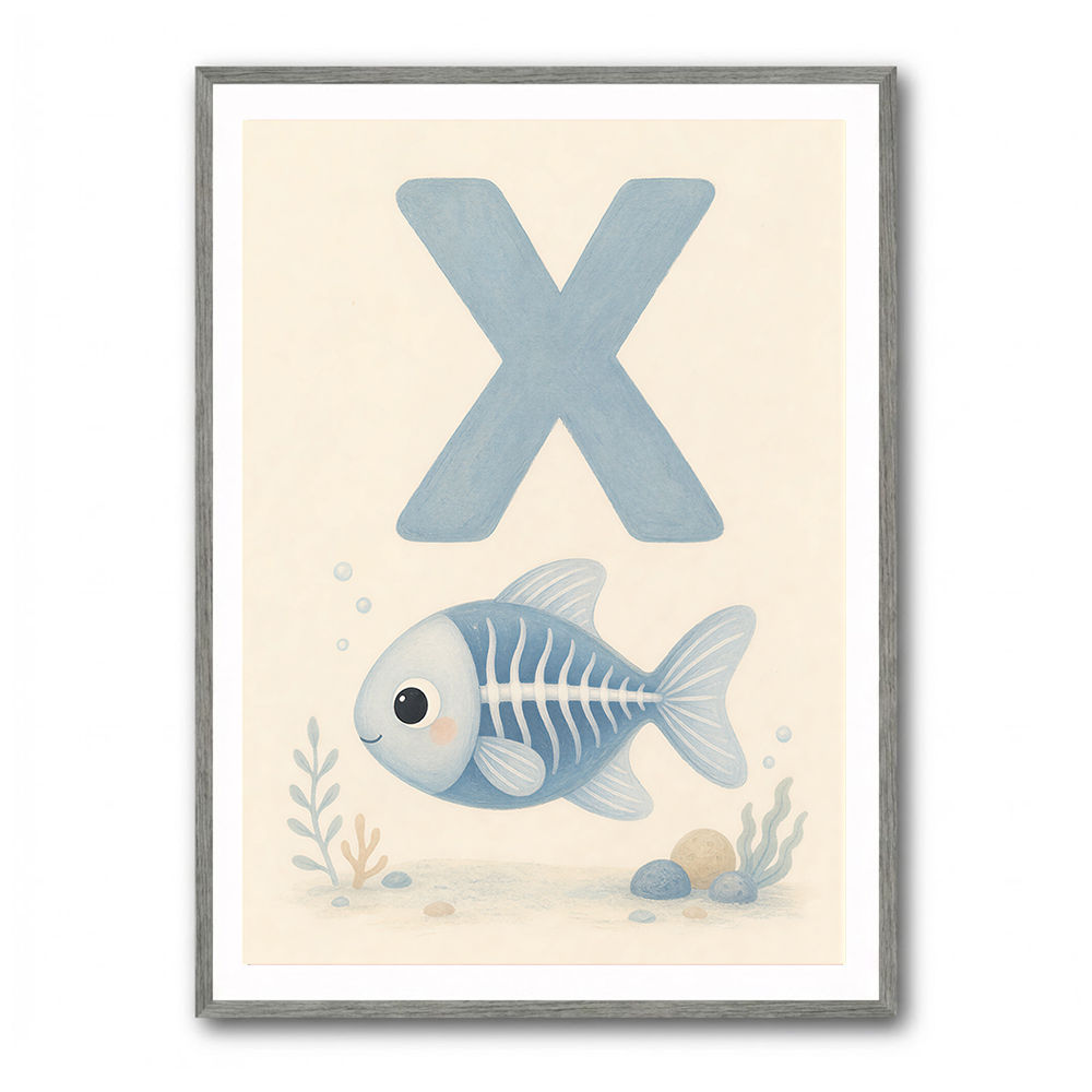 X For X Ray Fish Wall Art