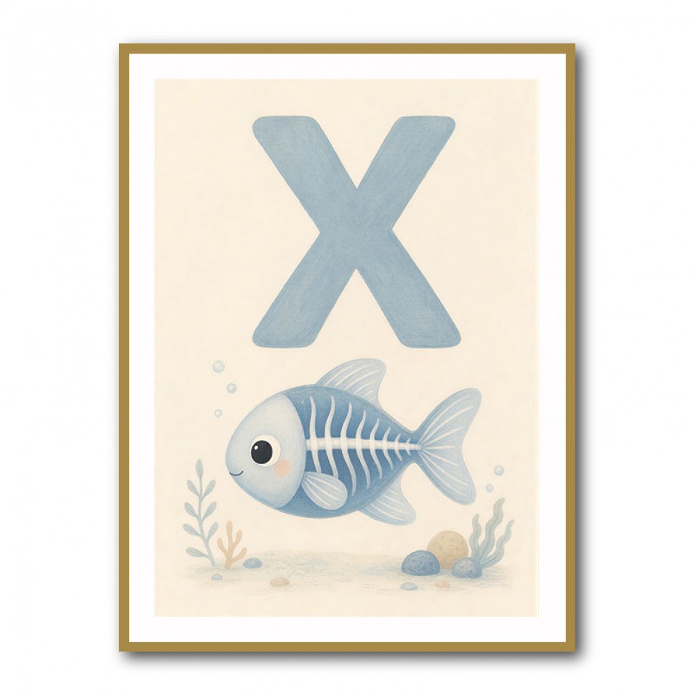 X For X Ray Fish Wall Art