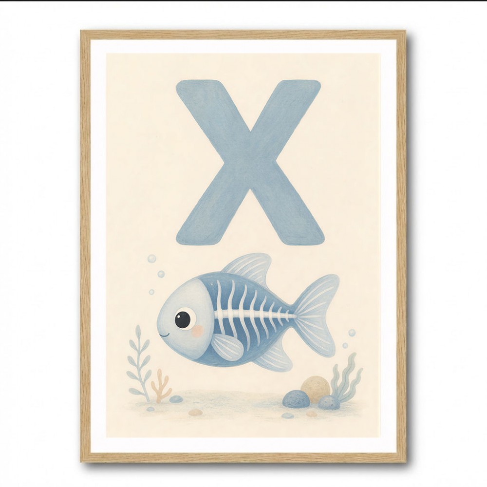 X For X Ray Fish Wall Art