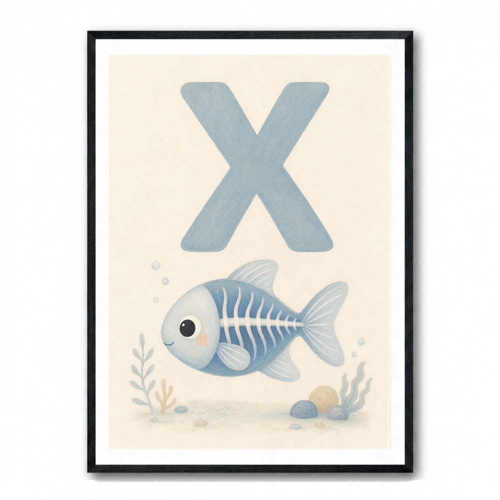 X For X Ray Fish Wall Art