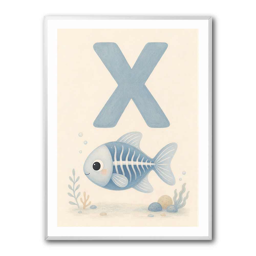 X For X Ray Fish Wall Art