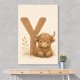 Y For Yak Illustration Art Print