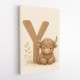 Y For Yak Illustration Art Print