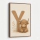 Y For Yak Illustration Art Print
