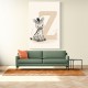 Z For Zebra Nursery Wall Art